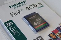 KINGMAX SDHC 4GB メモリカード