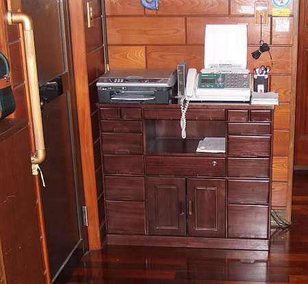 山善 HKF-90(WBR)、設置後