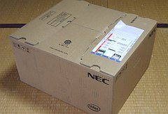 NEC Express5800/S70(タイプFL)、到着