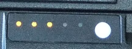 ROWA NF343 - 到着時のバッテリ状態