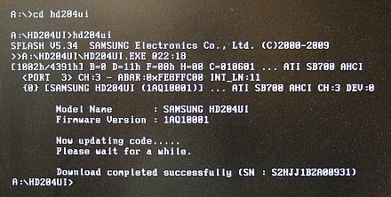 HD204UI、FW更新2 HD204UI、FW更新2