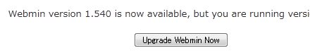 Webmin 1.540 update