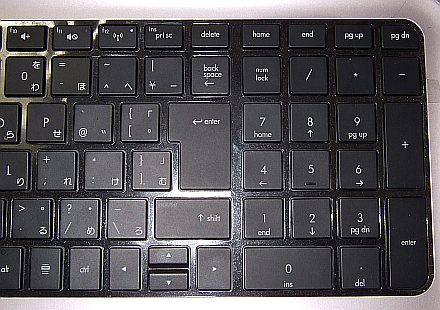 HP Pavilion Notebook PC dv7/CT キーボード右側