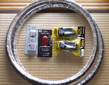 自転車の注文品、一覧。