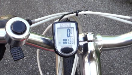 LGS-SIXの速度計（CAT EYE VELO-8 CC-VL810）