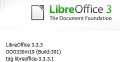LibreOffice v3.3.3