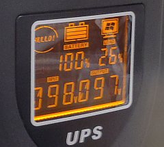 UPS1200LX 液晶画面