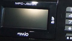 MFC-J825N、操作パネル