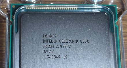 INTEL Celeron G530 アップ