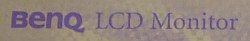 BenQ G2400Wの箱ラベル