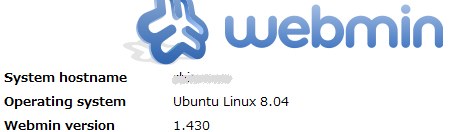 webmin 1.430
