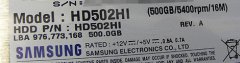 SAMUSNG HD502HI