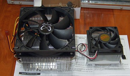 AMD純正CPUクーラー vs. ANDY SAMURAI MASTER AMD純正CPUクーラー vs. ANDY SAMURAI MASTER