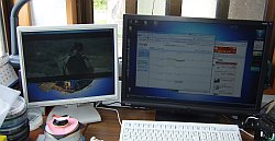 デュアル・ディスプレイ環境