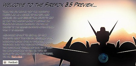 Firefox 3.5 preview Firefox 3.5 preview