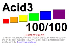 Acid3 - Chrome 2.0.172.33