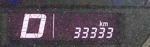 ワゴンR（MH23S）、33,333km。