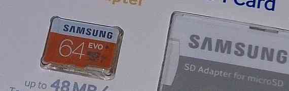 SAMSUNG microSDXC 64GB、購入。