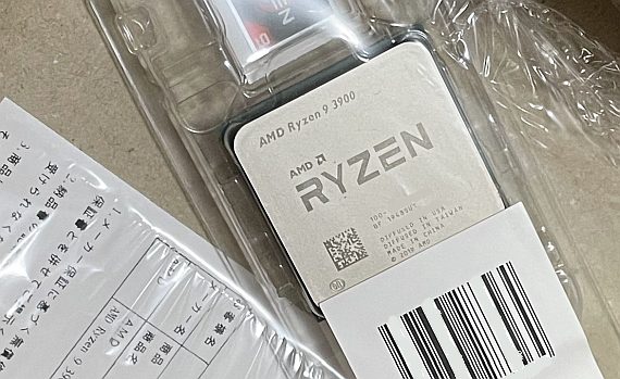 Ryzen9 3900 着