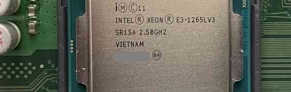 Xeon E3-1265L v3 on FUJITSU PRIMERGY TX1310 M1