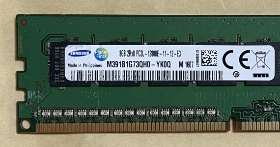 samsung 8GB x2 PC3L-1600 ECC Unbuffered -2