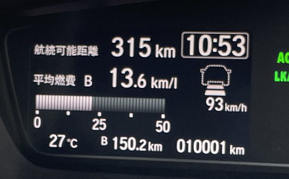 NBOX、10001km