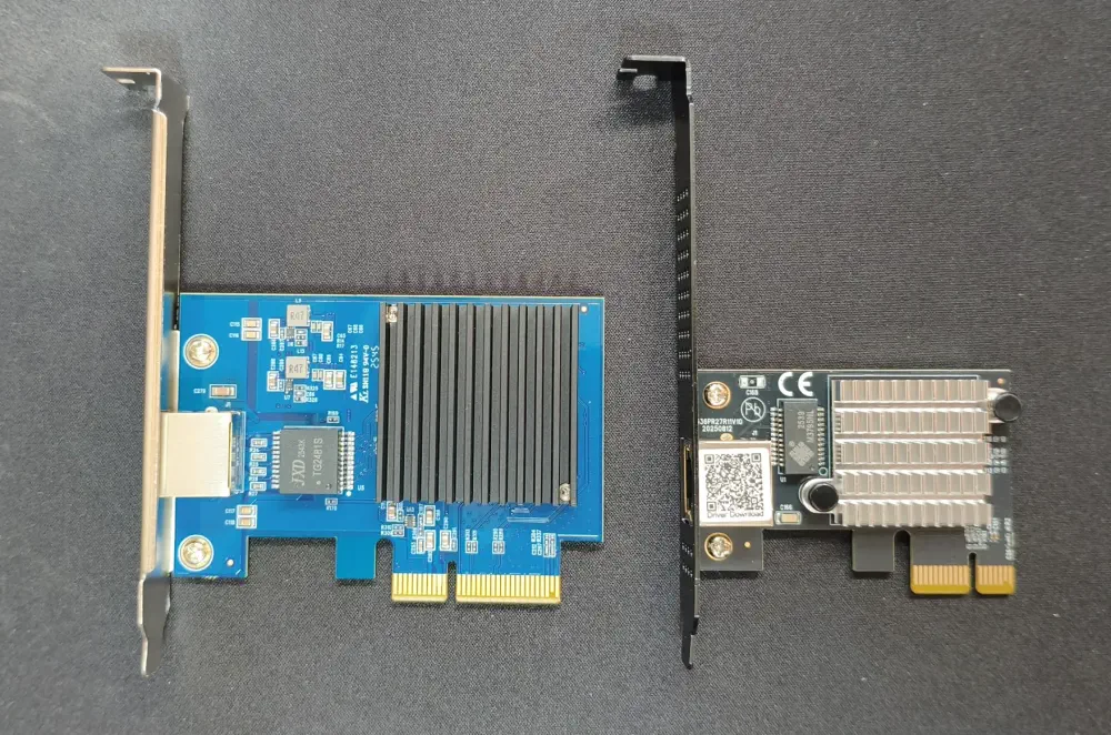 RTL8127 10Gbps NIC 2枚