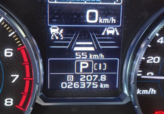 SJG、3度目の車検（オドメーター）